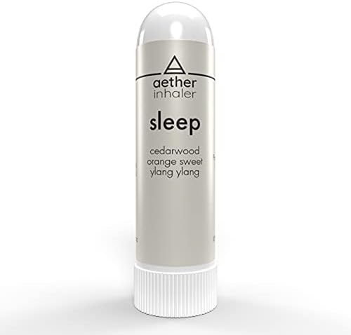 שינה - משאף האף של Aether | ארומתרפיה של שמן אתרי מפזר סינוסים | הרפיה | Cedarwood, כתום מתוק, ylang, ylang